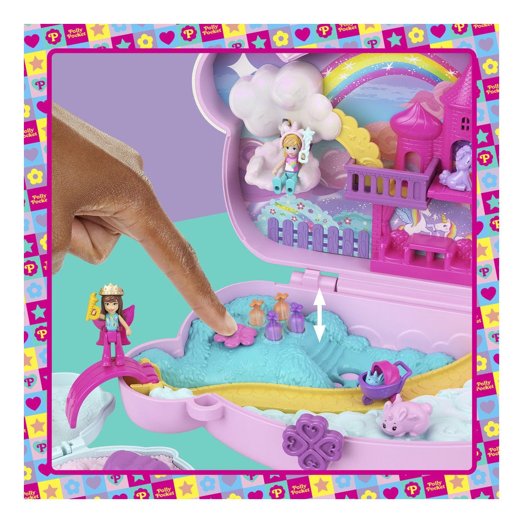 Polly Pocket Large Wearable Compact Bunny Toy for Creative Imaginative Play 194735305599