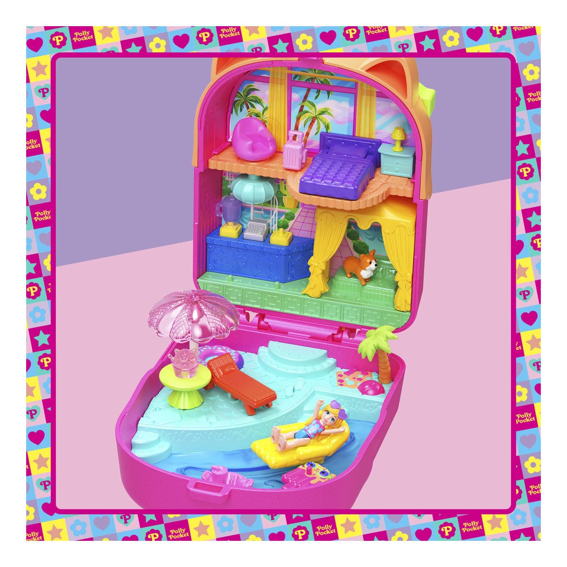 Polly Pocket Pocket World Kitty Pops Compact 194735267019