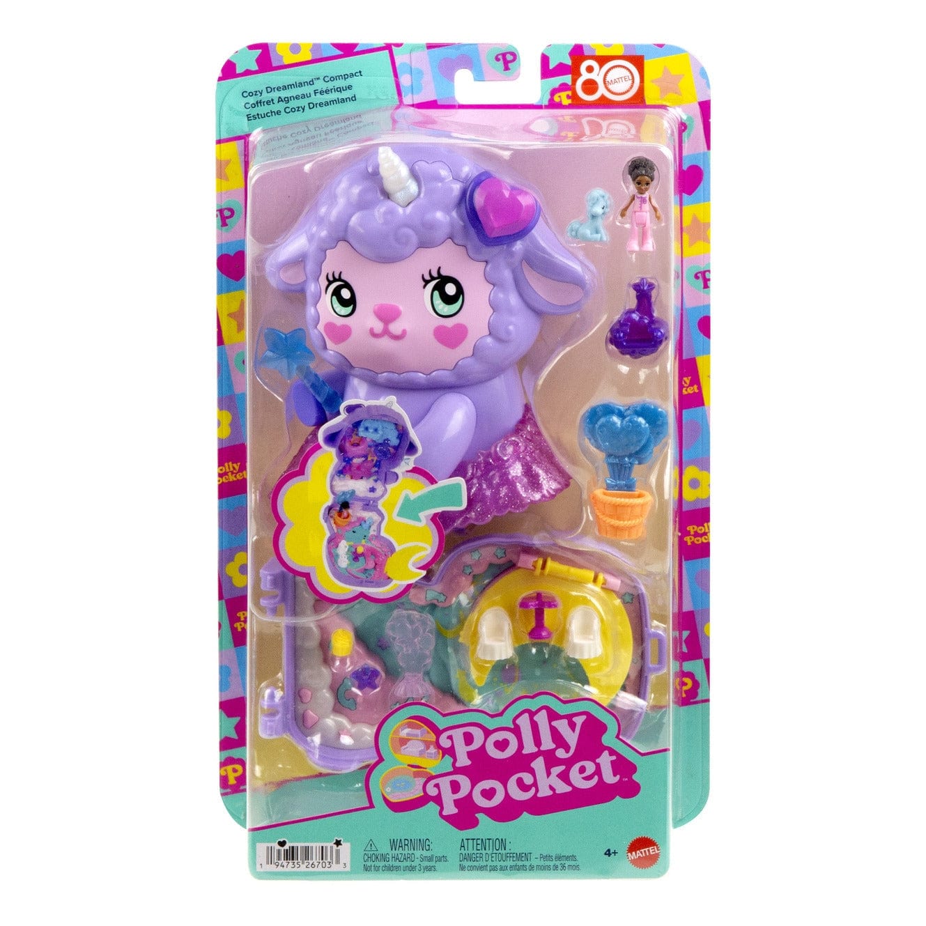 Polly Pocket Pocket World Uni Lamb Compact 194735267033