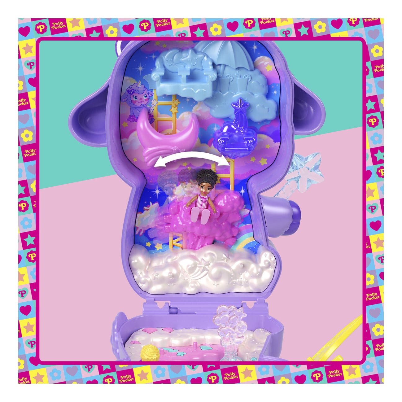 Polly Pocket Pocket World Uni Lamb Compact 194735267033