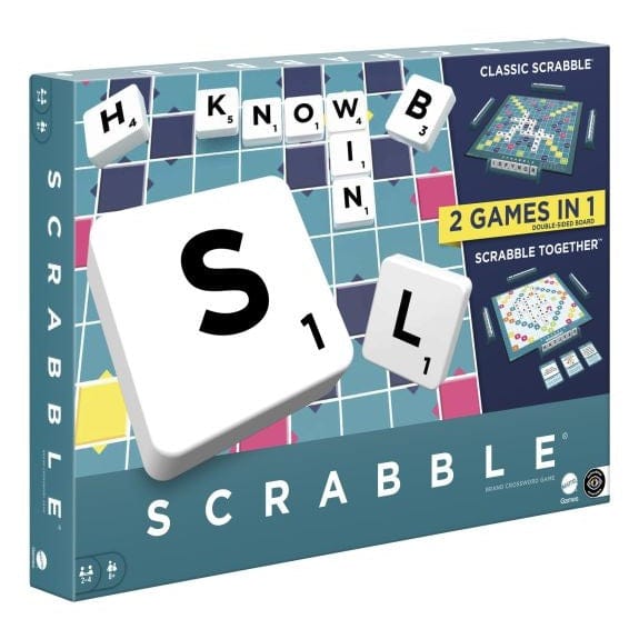 Scrabble Original Refresh Two Games in One Classic Crossword Game and Scrabble Together 194735212941