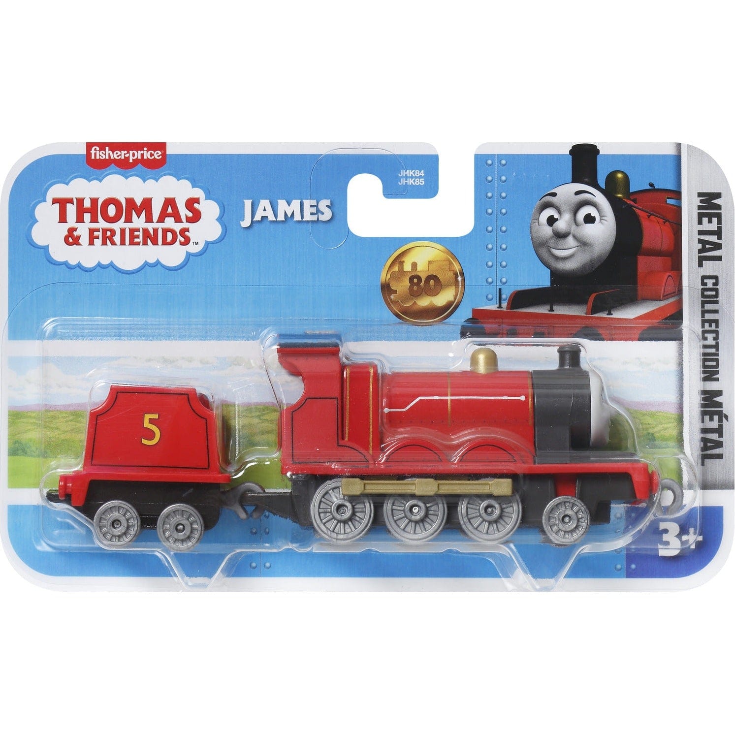 Thomas and Friends Large Push Along James Toy Train for Kids