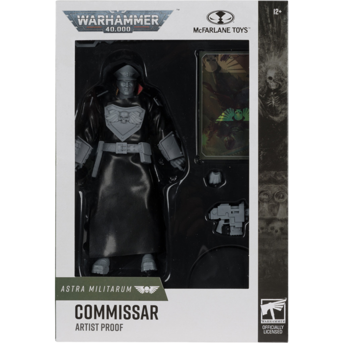 McFarlane Toys Warhammer 40,000 Astra Militarum Commissar Artist Proof 7-Inch Action Figure