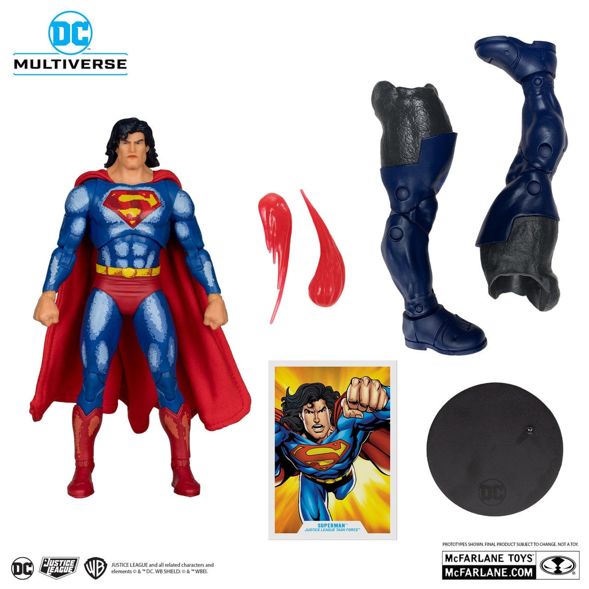 McFarlane Toys DC Multiverse Superman Justice League Task Force Build-A Figure (Chance of Chase)