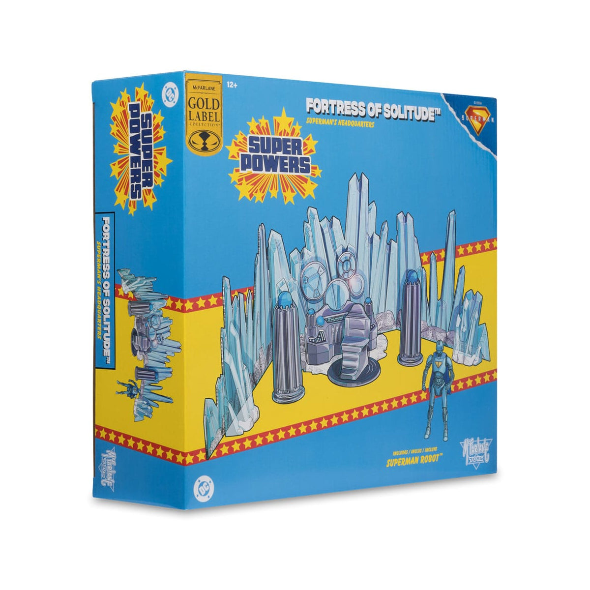 DC Super Powers Superman (2025) Fortress of Solitude with Superman Robot #4 Gold Label Playset