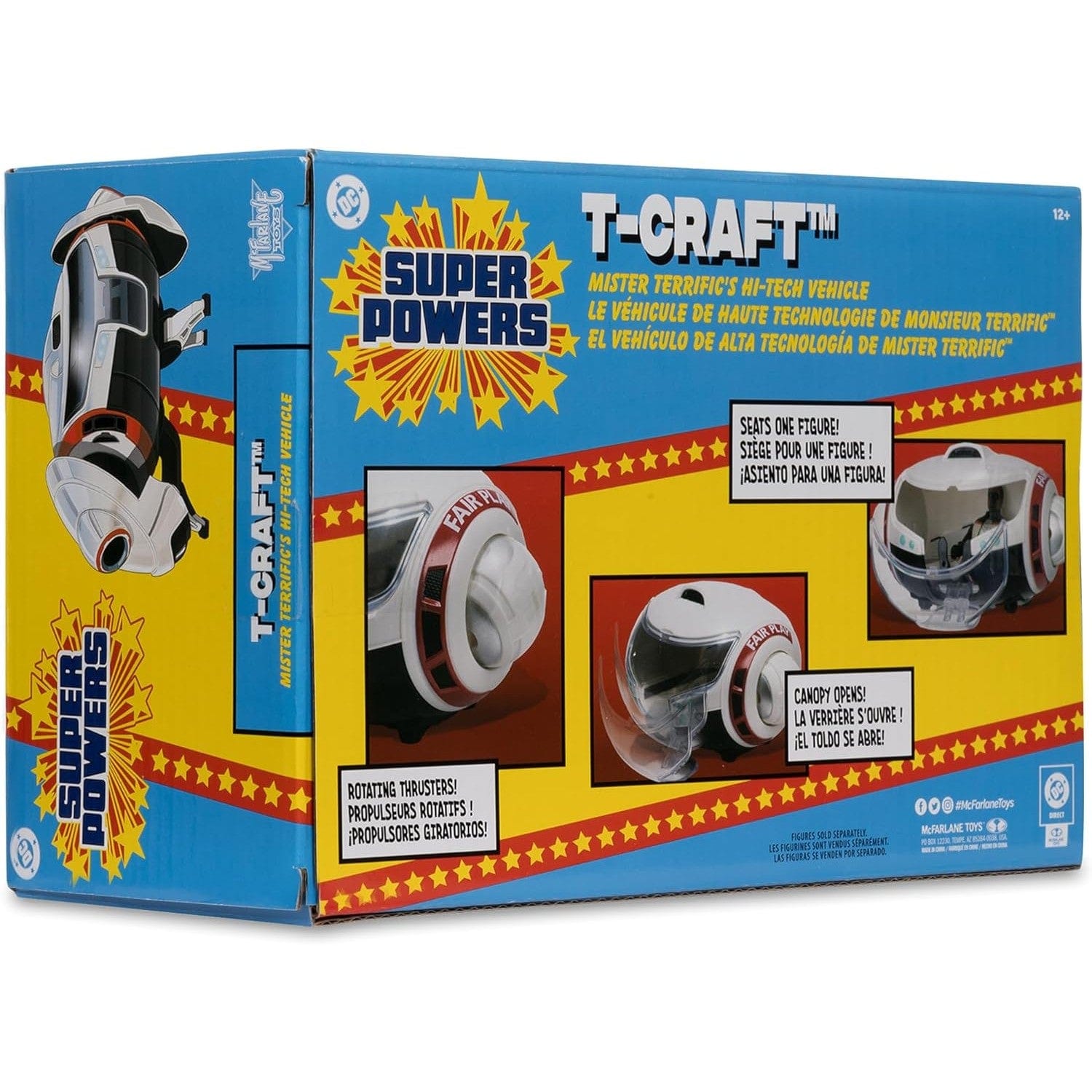 McFarlane DC Super Powers T-Craft Mr. Terrific's Hi-Tech Vehicle