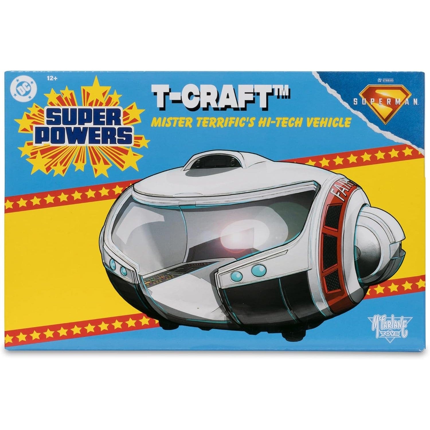 McFarlane DC Super Powers T-Craft Mr. Terrific's Hi-Tech Vehicle