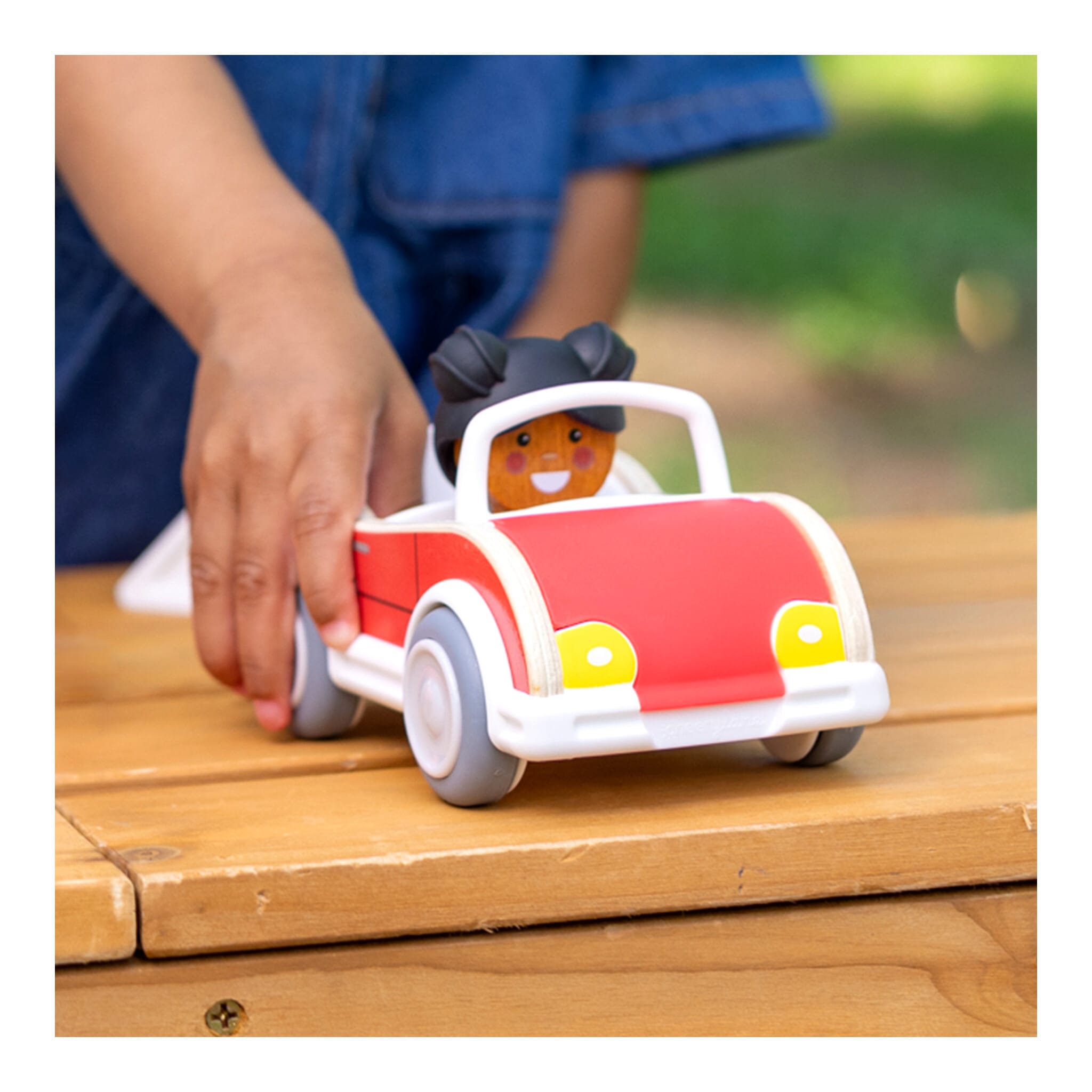 Melissa & Doug Cheery Lane Wooden Vehicles Play Set 681147009844