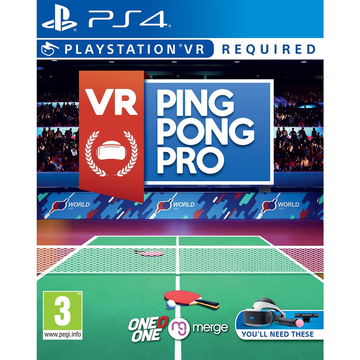 Vr Ping Pong Pro - Playstation 4 Table Tennis Game 5060264373987