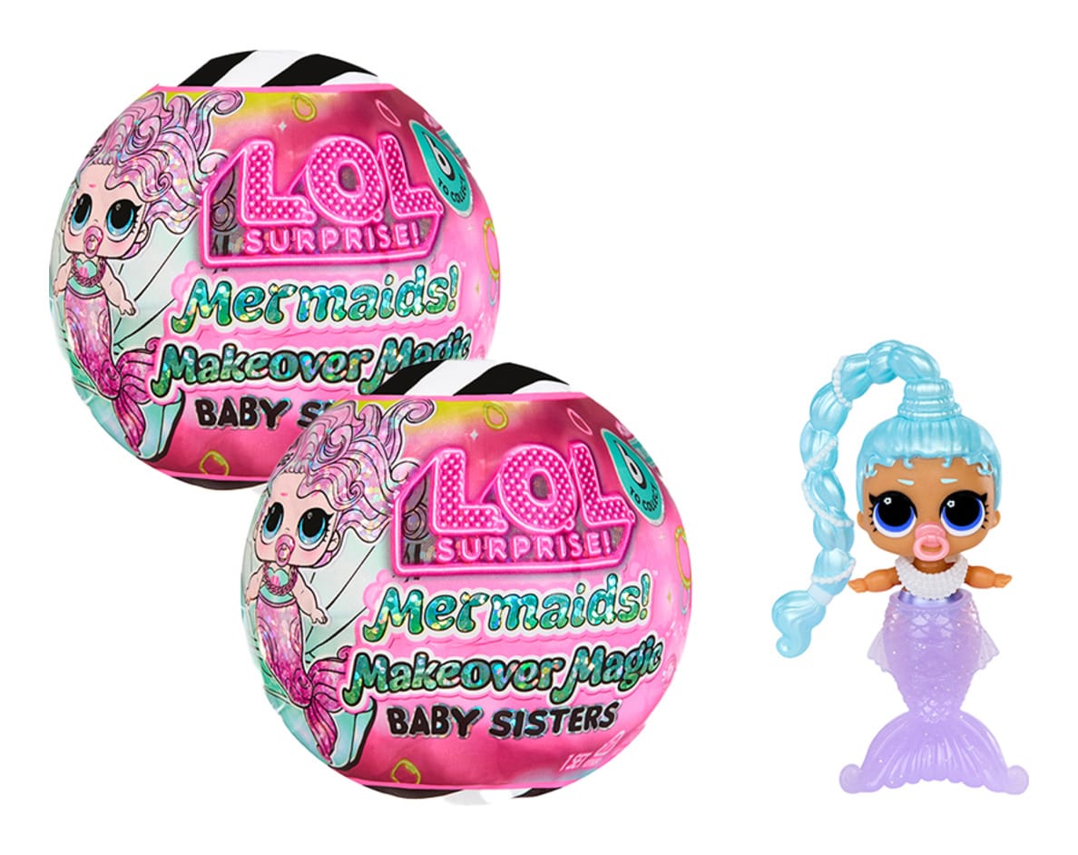 L.O.L. Surprise! Mermaids Makeover Magic Baby Sisters 2-Pack