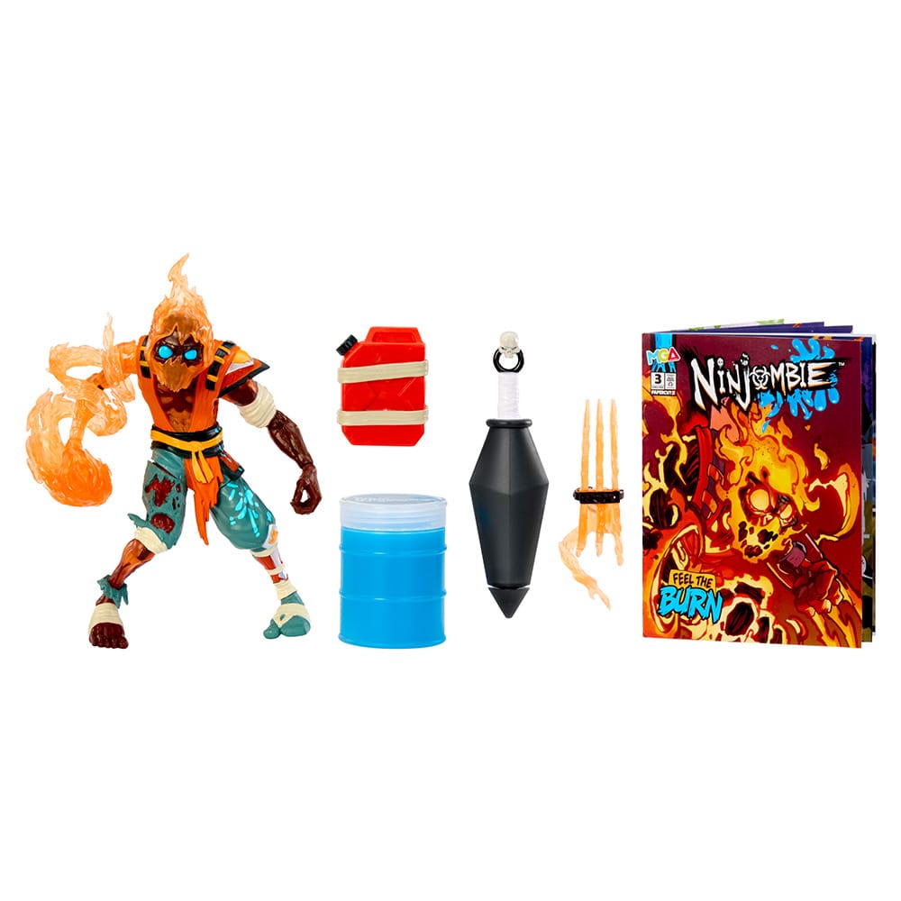 Ninjombie Scorchstrike Slime Action Figure