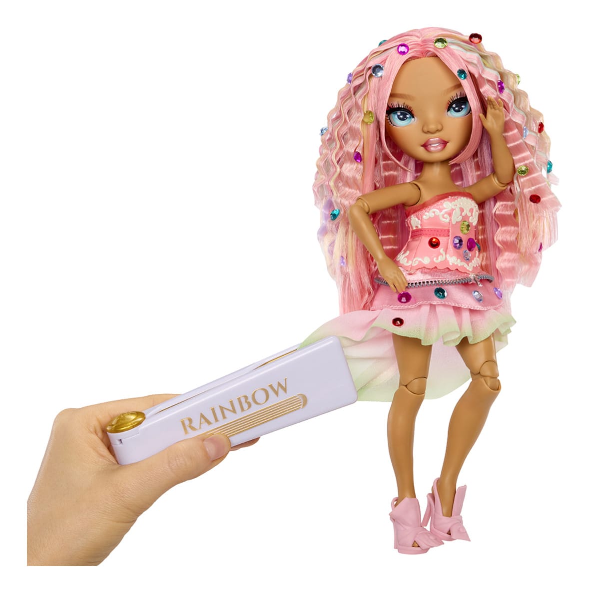Rainbow High Be Dazzling Adeline Rose Fashion Doll with Bedazzler Tool and Gems 35051597797