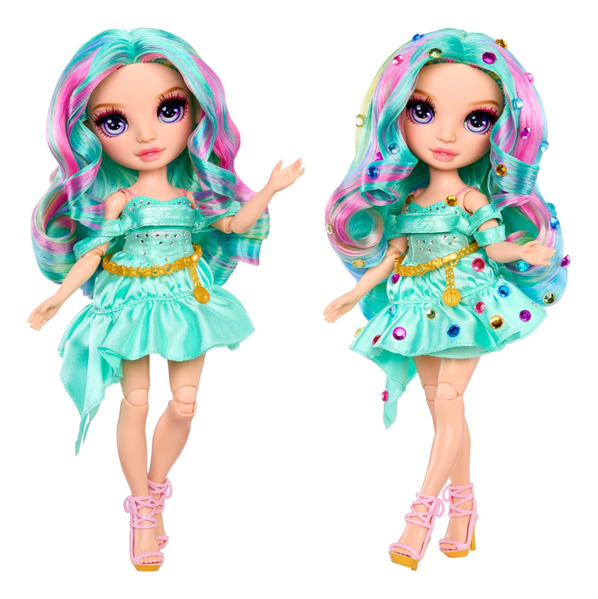 Rainbow High Be Dazzling Celine Turquoise Fashion Doll with Bedazzling Tool 35051597827