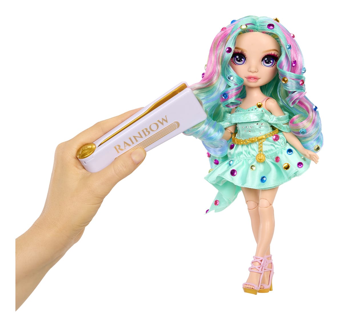 Rainbow High Be Dazzling Celine Turquoise Fashion Doll with Bedazzling Tool 35051597827