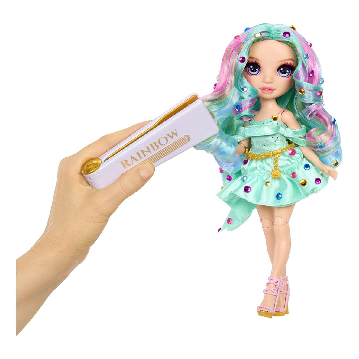 Rainbow High Be Dazzling Celine Turquoise Fashion Doll with Bedazzling Tool 35051597827
