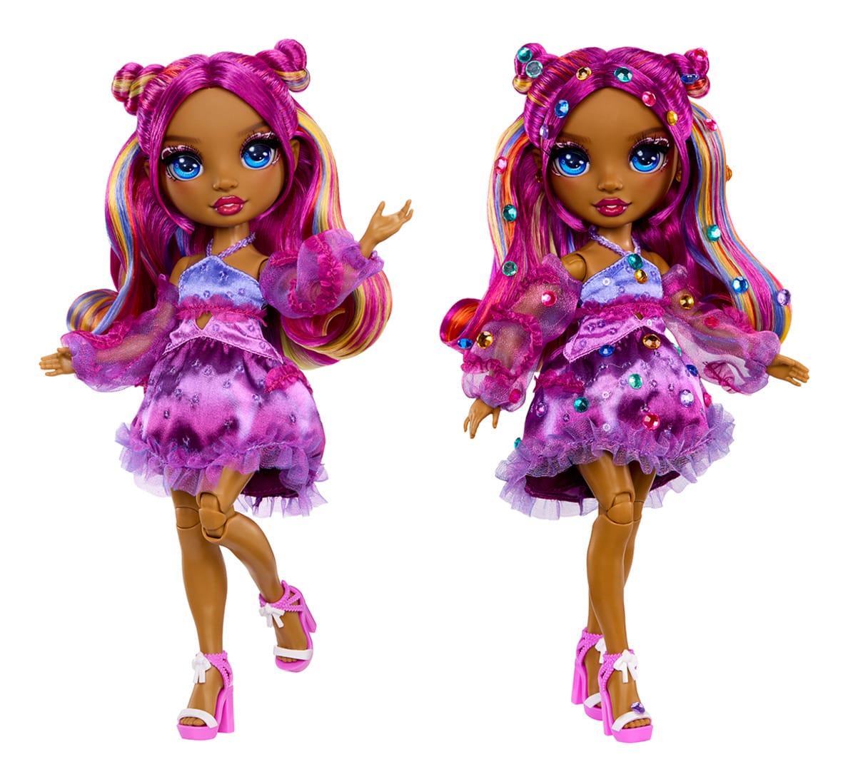 Rainbow High Be Dazzling Noémie Violette Purple Fashion Doll with Bedazzling Kit 35051597834