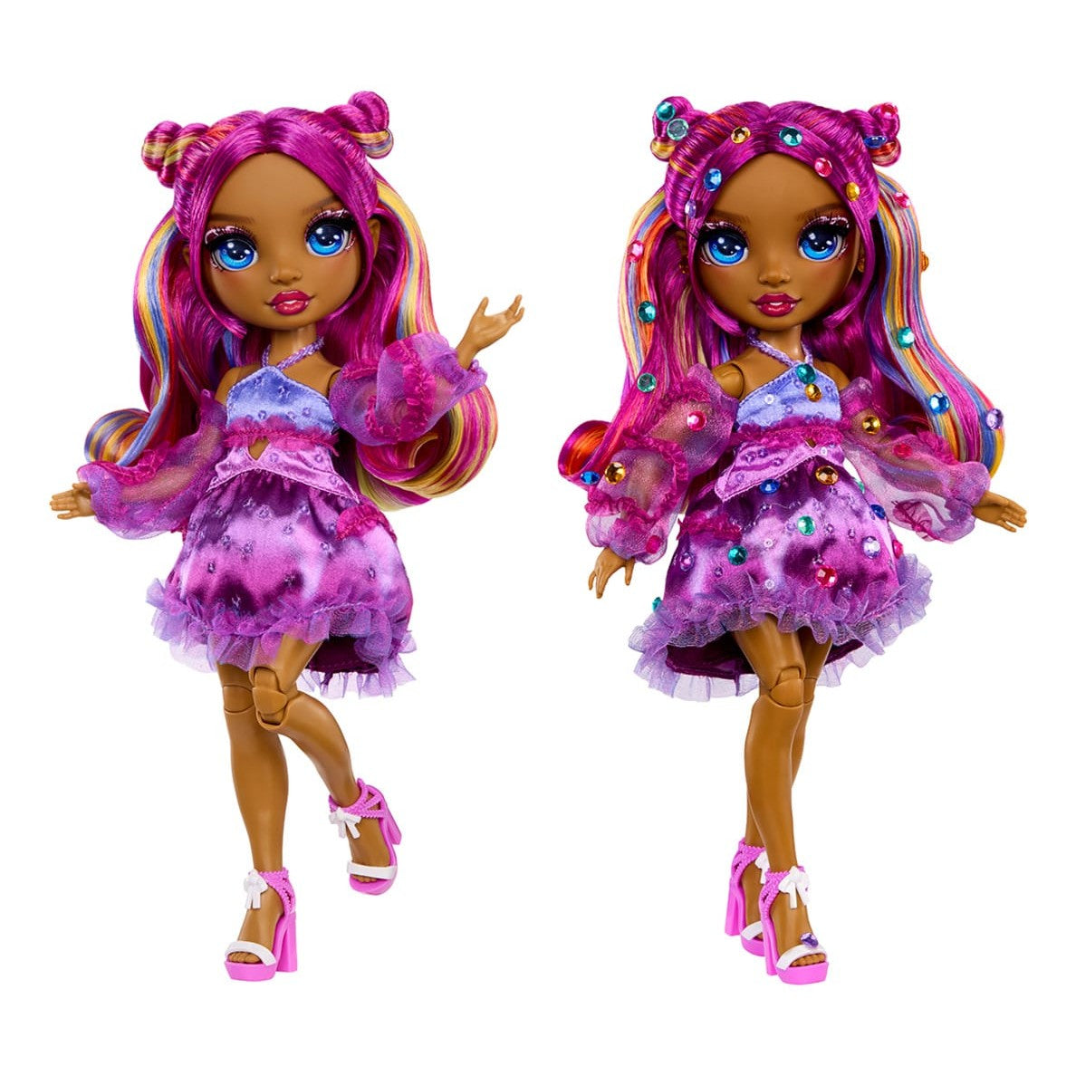 Rainbow High Be Dazzling Noémie Violette Purple Fashion Doll with Bedazzling Kit 35051597834