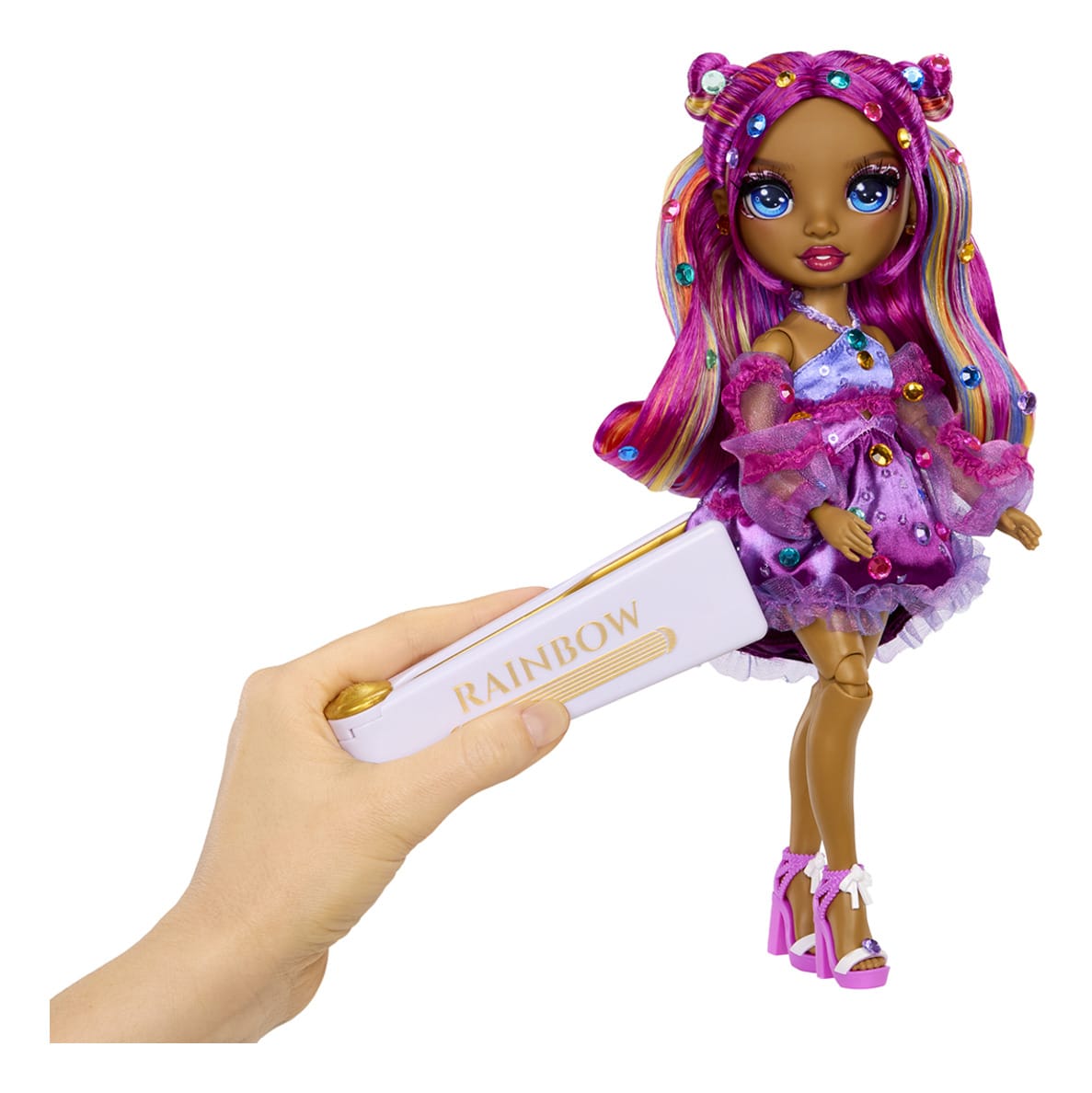Rainbow High Be Dazzling Noémie Violette Purple Fashion Doll with Bedazzling Kit 35051597834