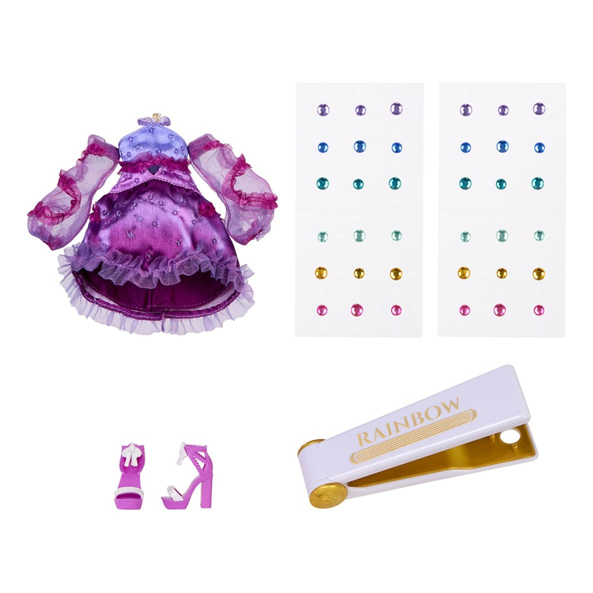Rainbow High Be Dazzling Noémie Violette Purple Fashion Doll with Bedazzling Kit 35051597834