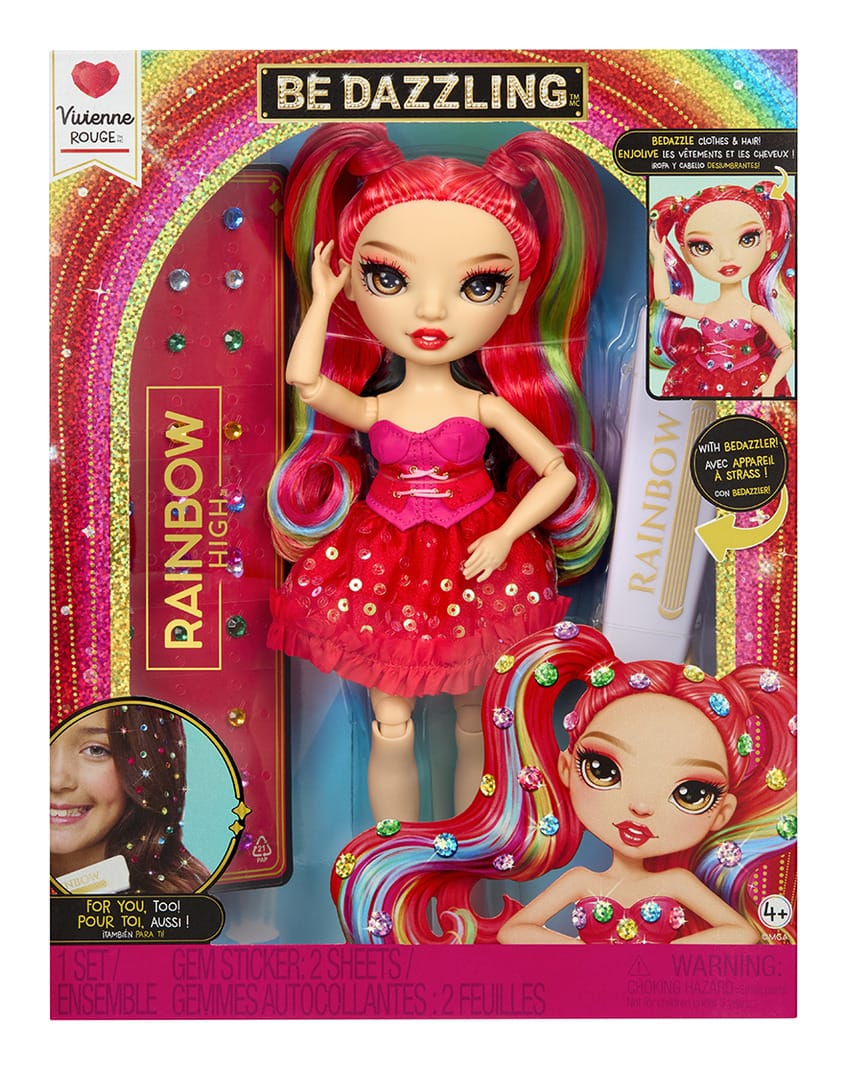 Rainbow High Be Dazzling Vivienne Rouge Fashion Doll with Bedazzling Tool 35051597803