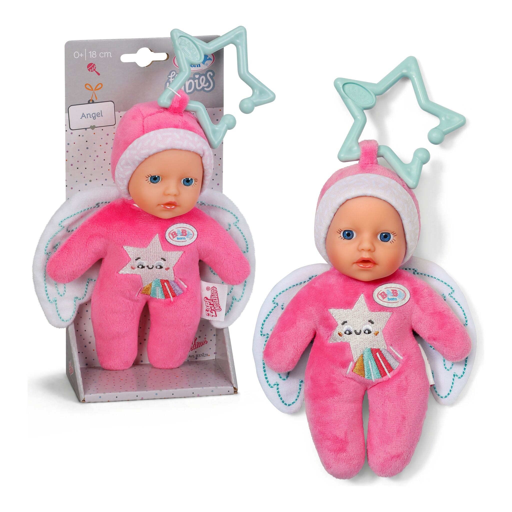 BABY born for babies Angel 18cm Assorted Soft Doll 4001167543566
