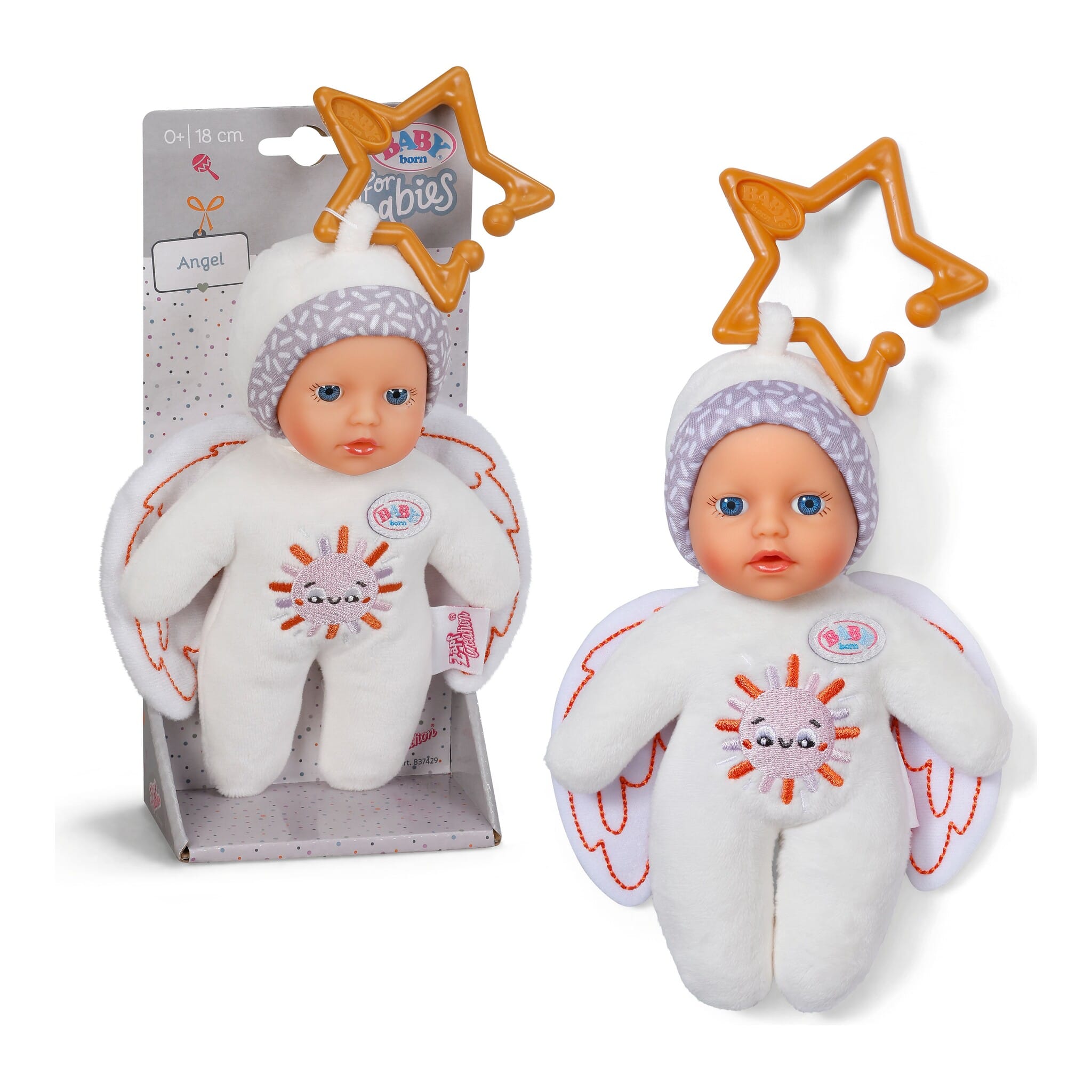BABY born for babies Angel 18cm Assorted Soft Doll 4001167543566