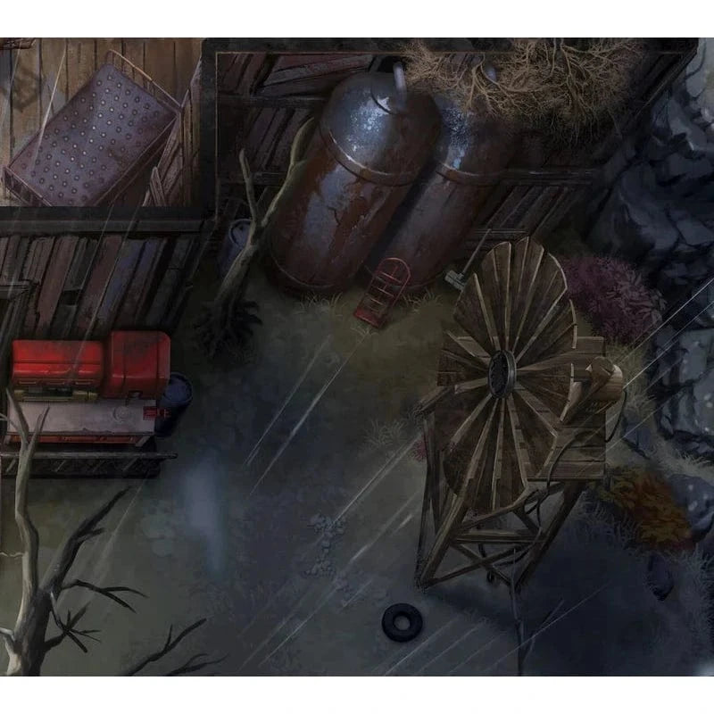 Modiphius Fallout: The Roleplaying Game - Map Pack 2: Wasteland Locales 9781802812015