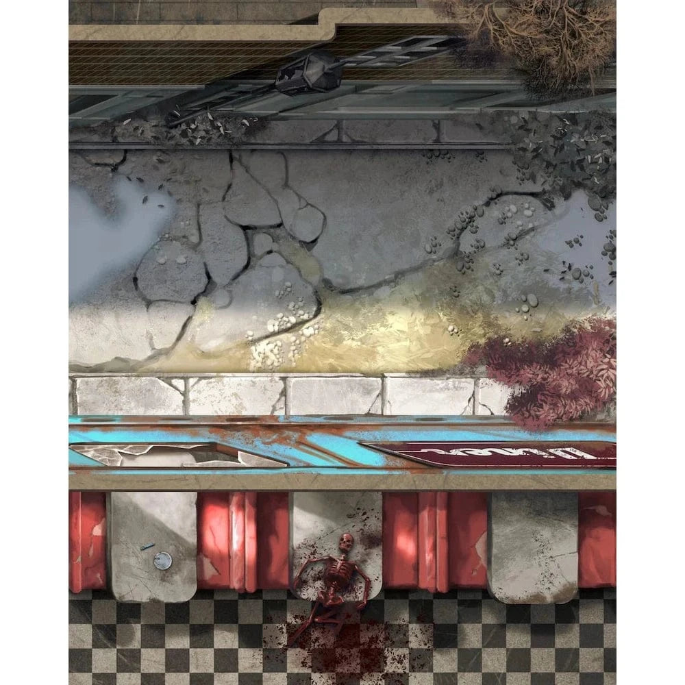 Modiphius Fallout: The Roleplaying Game - Map Pack 2: Wasteland Locales 9781802812015