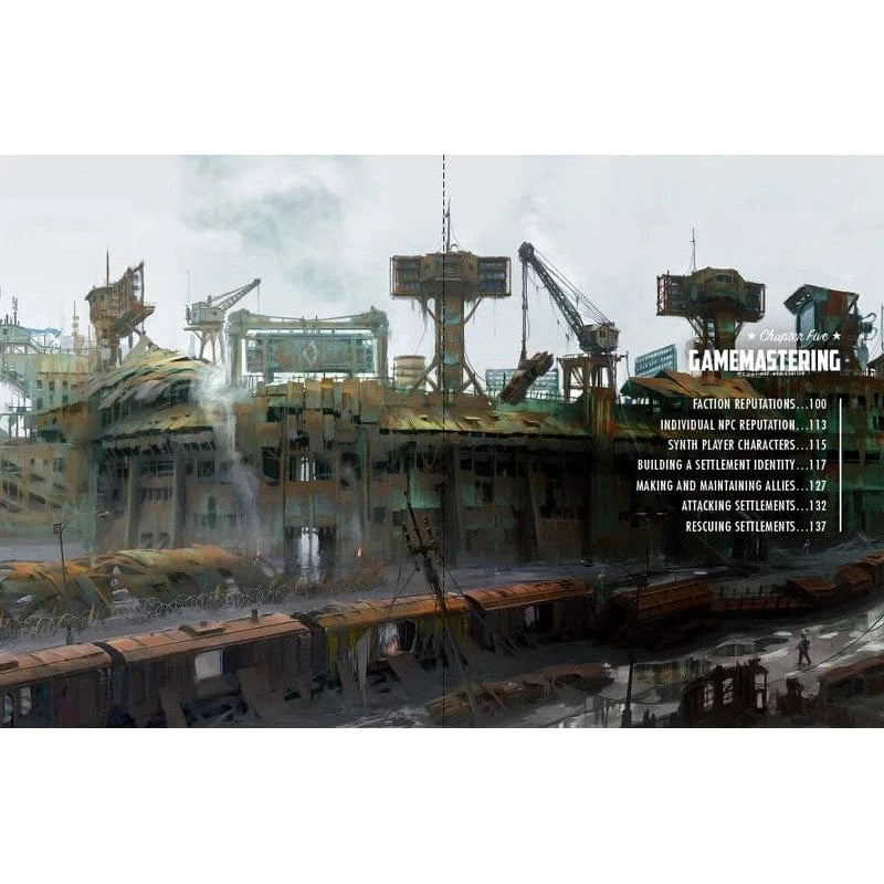 Modiphius Fallout: The Roleplaying Game Settler's Guide Book 9781802810554