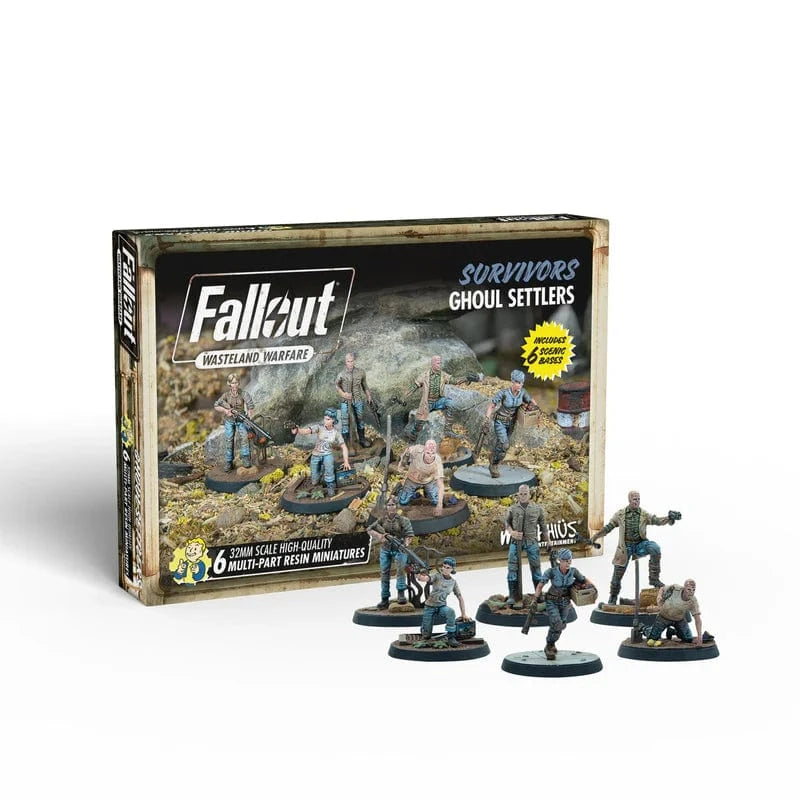 Modiphius Fallout: Wasteland Warfare: - Survivors: Ghoul Settlers (The Slog) 5060523345007