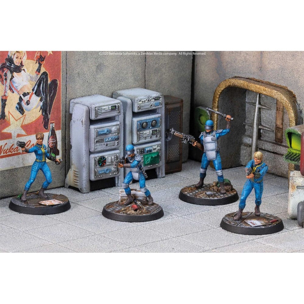 Modiphius Fallout: Wasteland Warfare - Survivors: Vault Personnel 5060523342020