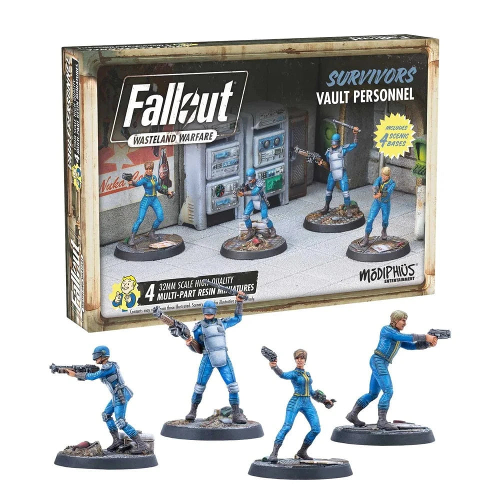 Modiphius Fallout: Wasteland Warfare - Survivors: Vault Personnel 5060523342020