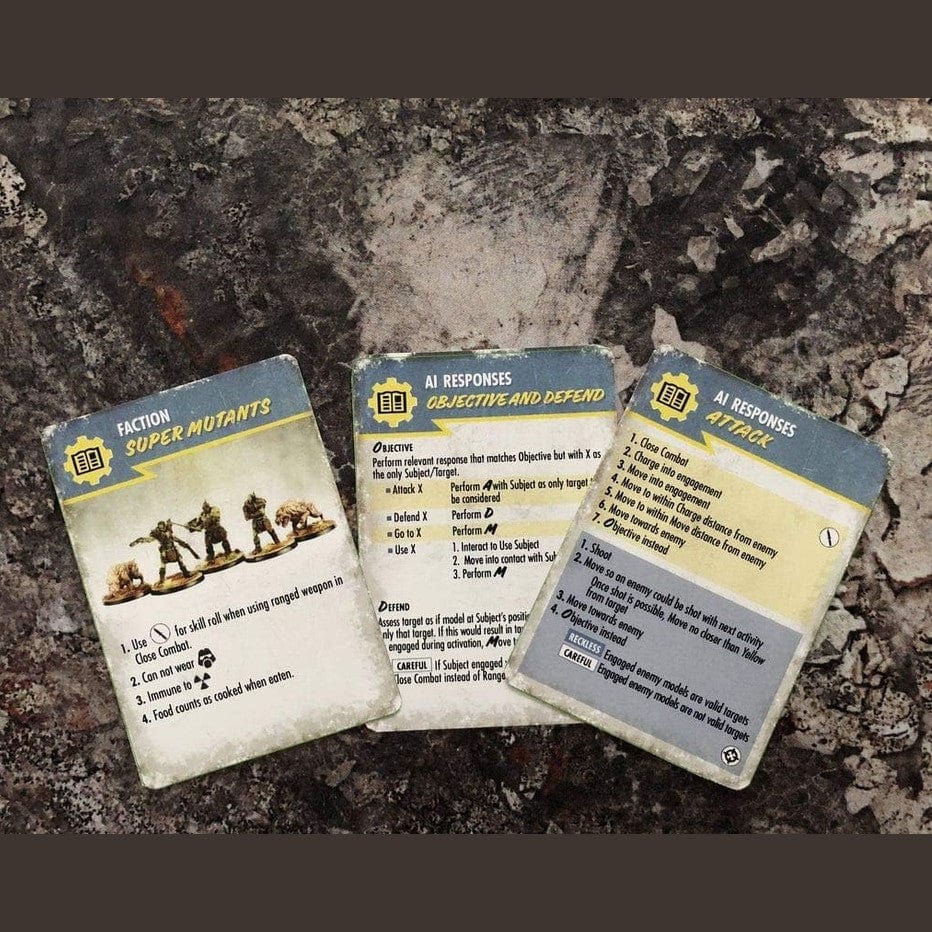 Modiphius Fallout: Wasteland Warfare - Two Player Starter Set - Board Game 5060523340248