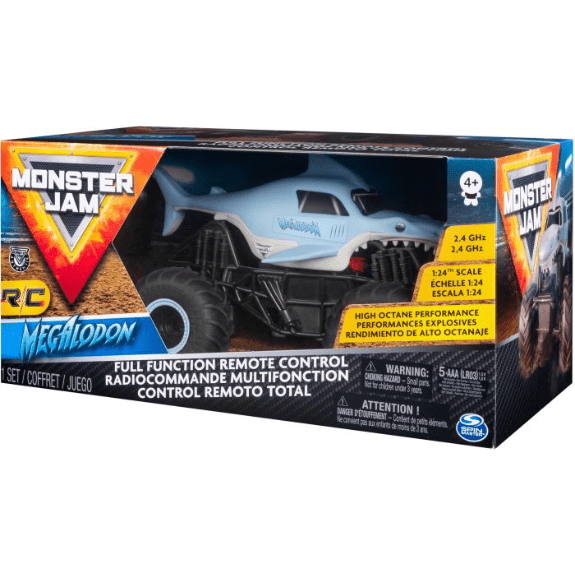 Monster Jam: 1:24 2.4 GHz Remote Control Megalodon 778988548790
