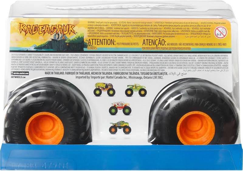 Hot Wheels Monster Trucks 1:24 - Rageasaur 194735384723