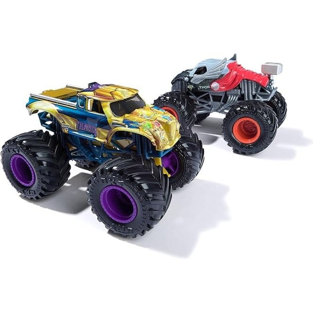 Monster Jam 1:64 Marvel Die Cast 2 Pack - Thanos vs Thor 681147026445