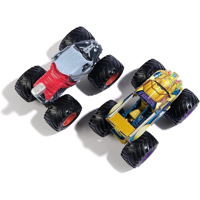 Monster Jam 1:64 Marvel Die Cast 2 Pack - Thanos vs Thor 681147026445