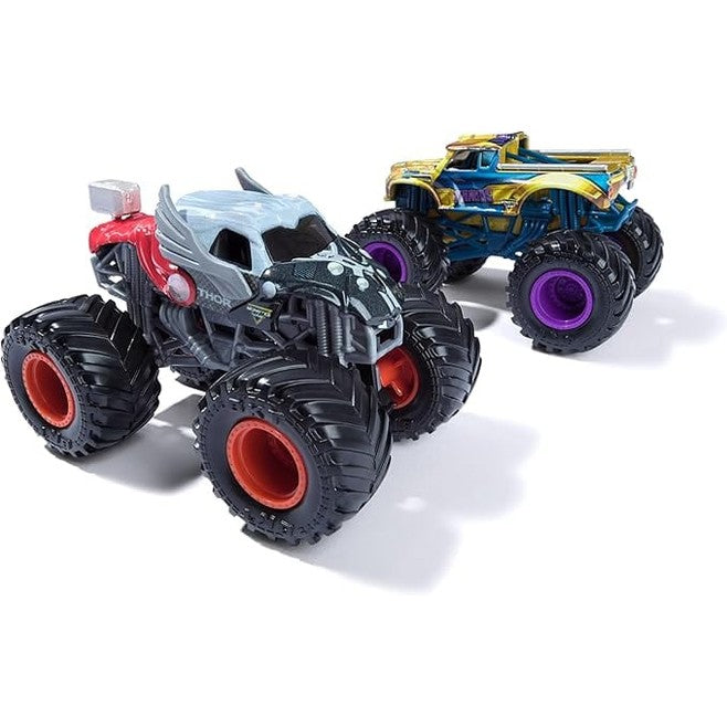 Monster Jam 1:64 Marvel Die Cast 2 Pack - Thanos vs Thor 681147026445