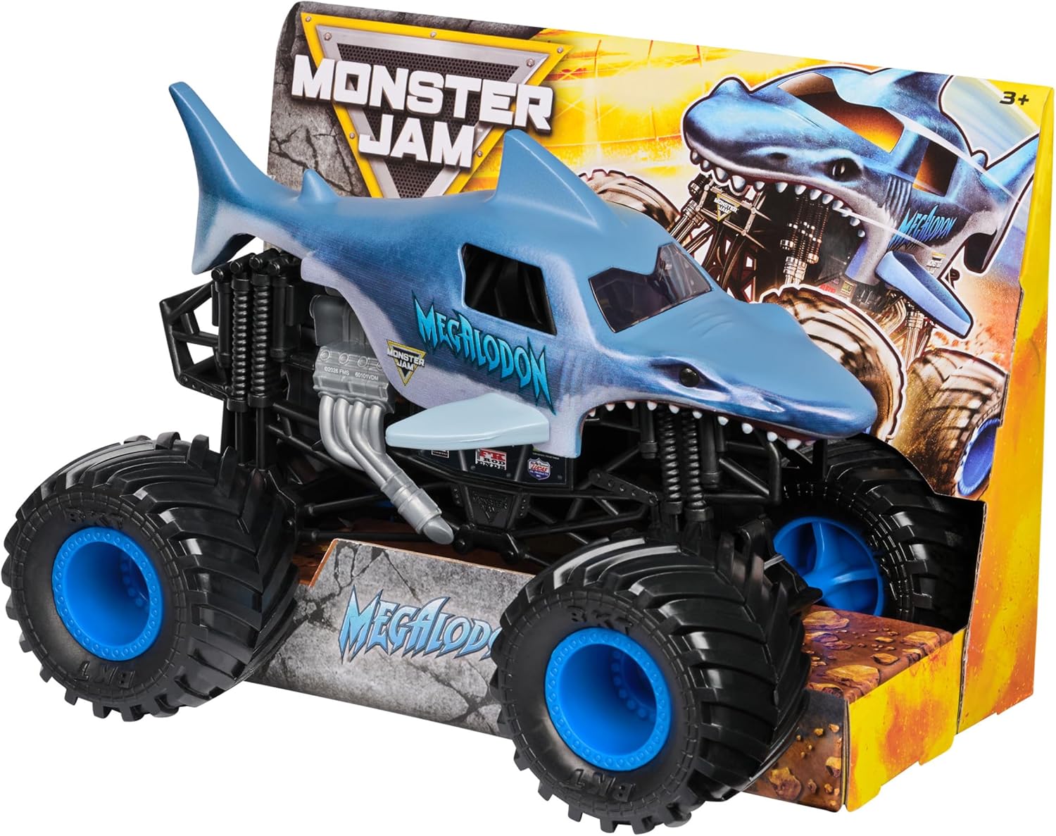 Monster Jam Die-Cast Vehicle 1:24 Scale - Megalodon 778988141137