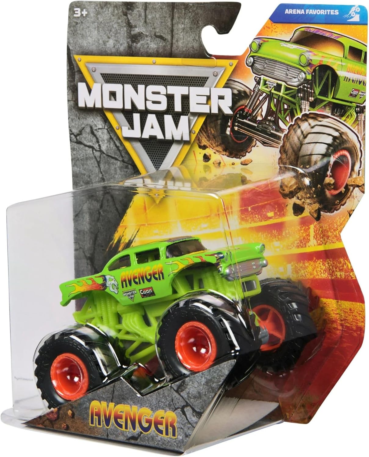 Monster Jam Die-Cast Vehicle 1:64 Scale - Series 45 - Arena Favorites - Avenger 778988553480