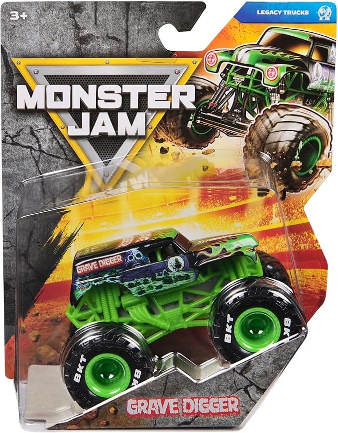 Monster Jam Die-Cast Vehicle 1:64 Scale - Series 45 - Legacy Trucks - Grave Digger 778988553480