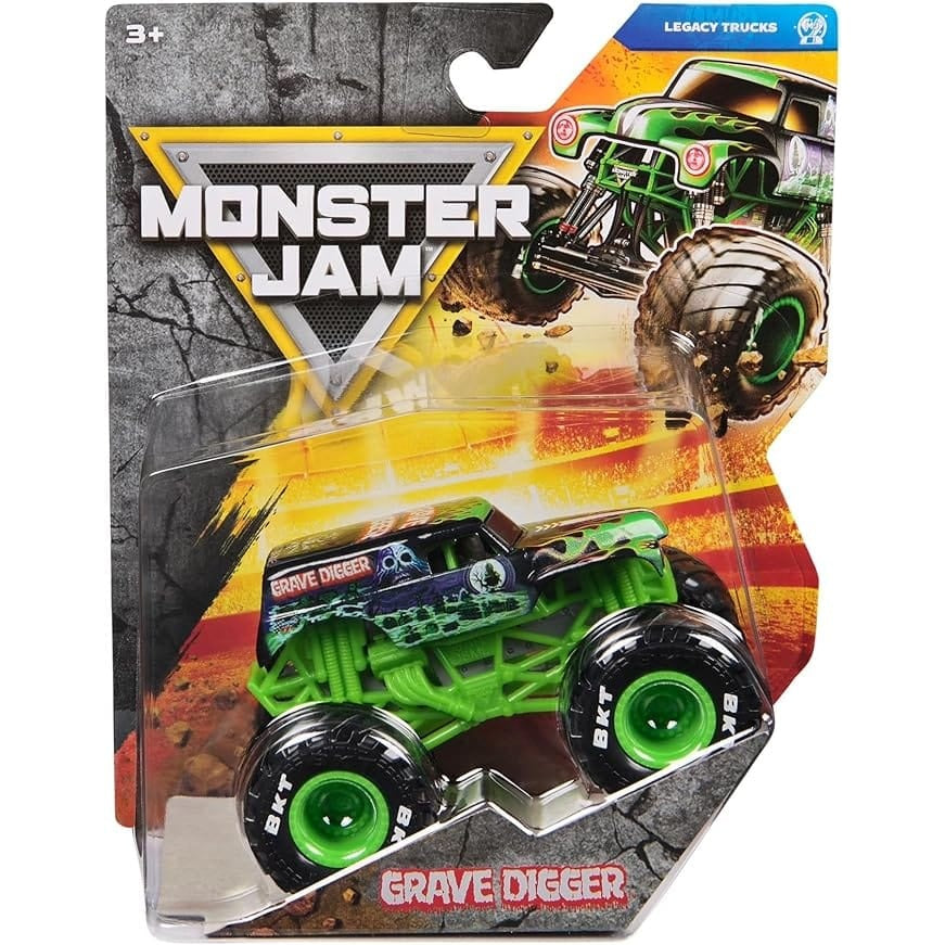 Monster Jam Die-Cast Vehicle 1:64 Scale - Series 45 - Legacy Trucks - Grave Digger 778988553480