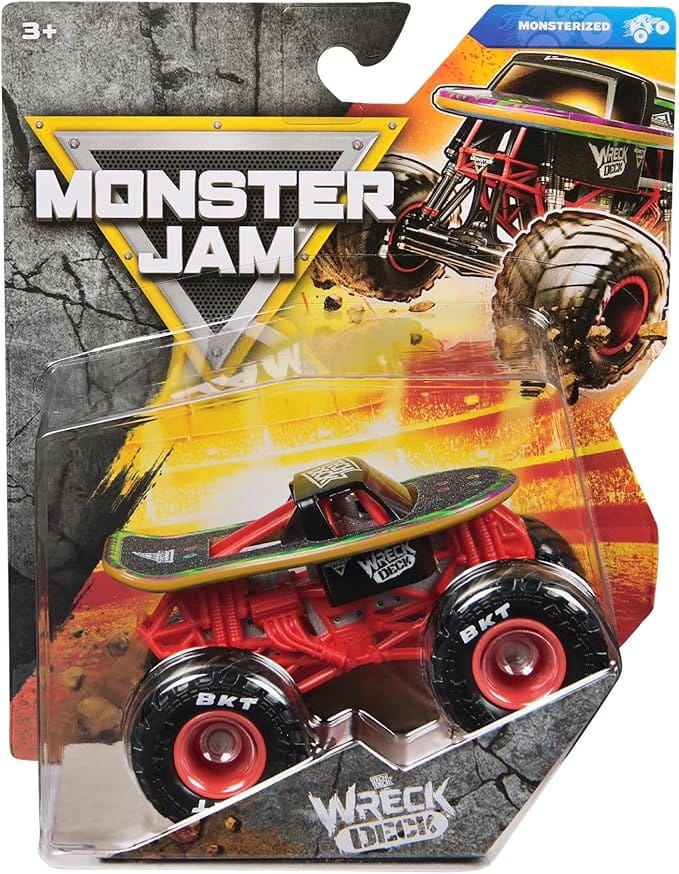 Monster Jam Die-Cast Vehicle 1:64 Scale - Series 45 - Monsterized - Wreck Deck 778988553480