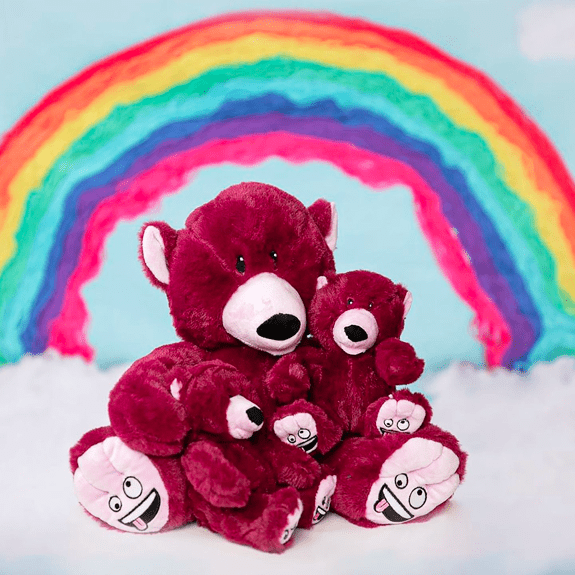 Mood Bears Mini Silly Bear Plush 5065007966136