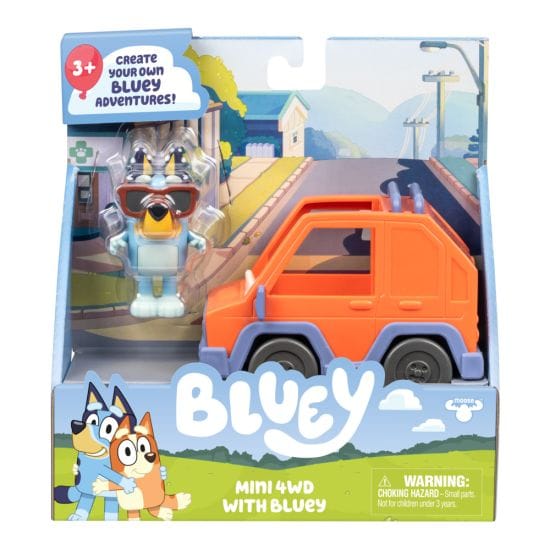 Bluey - Basic Vehicle - Mini 4WD with Bluey