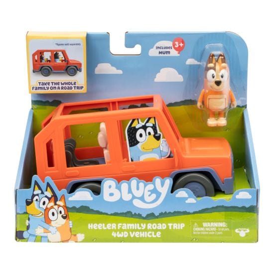 Bluey - Heeler Family Road Trip 4Wd Vehicle 630996176610