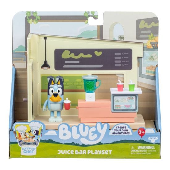 Bluey - Lets Play Chef Mini Playset Juice Bar 630996189207