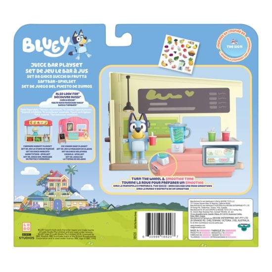 Bluey - Lets Play Chef Mini Playset Juice Bar 630996189207