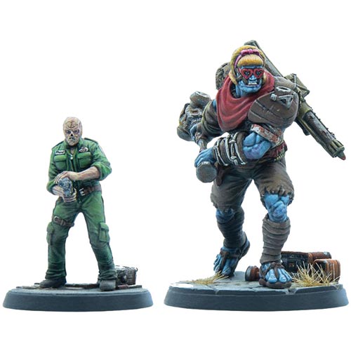 Fallout: Wasteland Warfare – Super Mutants: Tabitha and Raul Miniatures