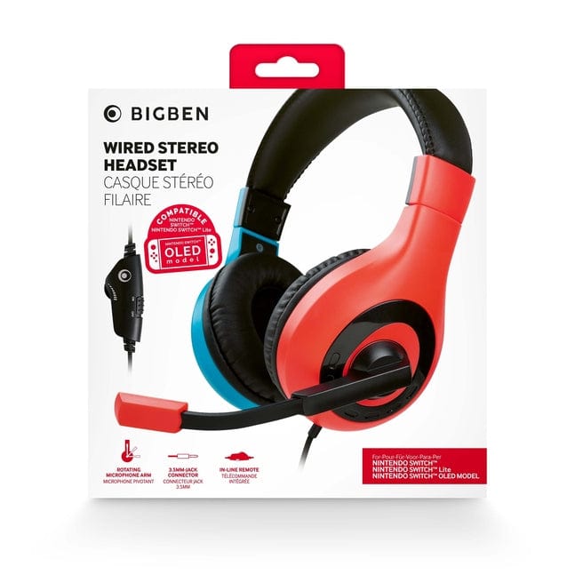 RED AND BLUE SWITCH HEADSET 3665962006926